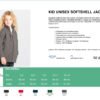 Chaqueta Softshell Infantil Unisex