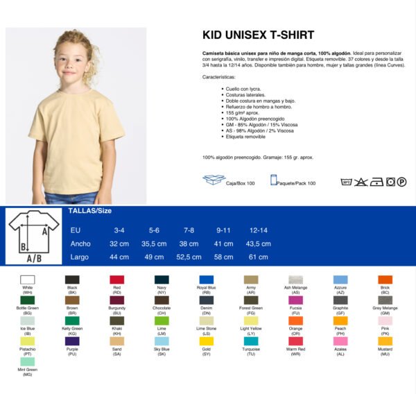 Camiseta Infantil Unisex