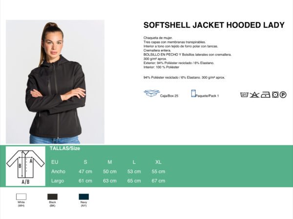 Lady Chaqueta Softshell Chaqueta Softshell para Mujer